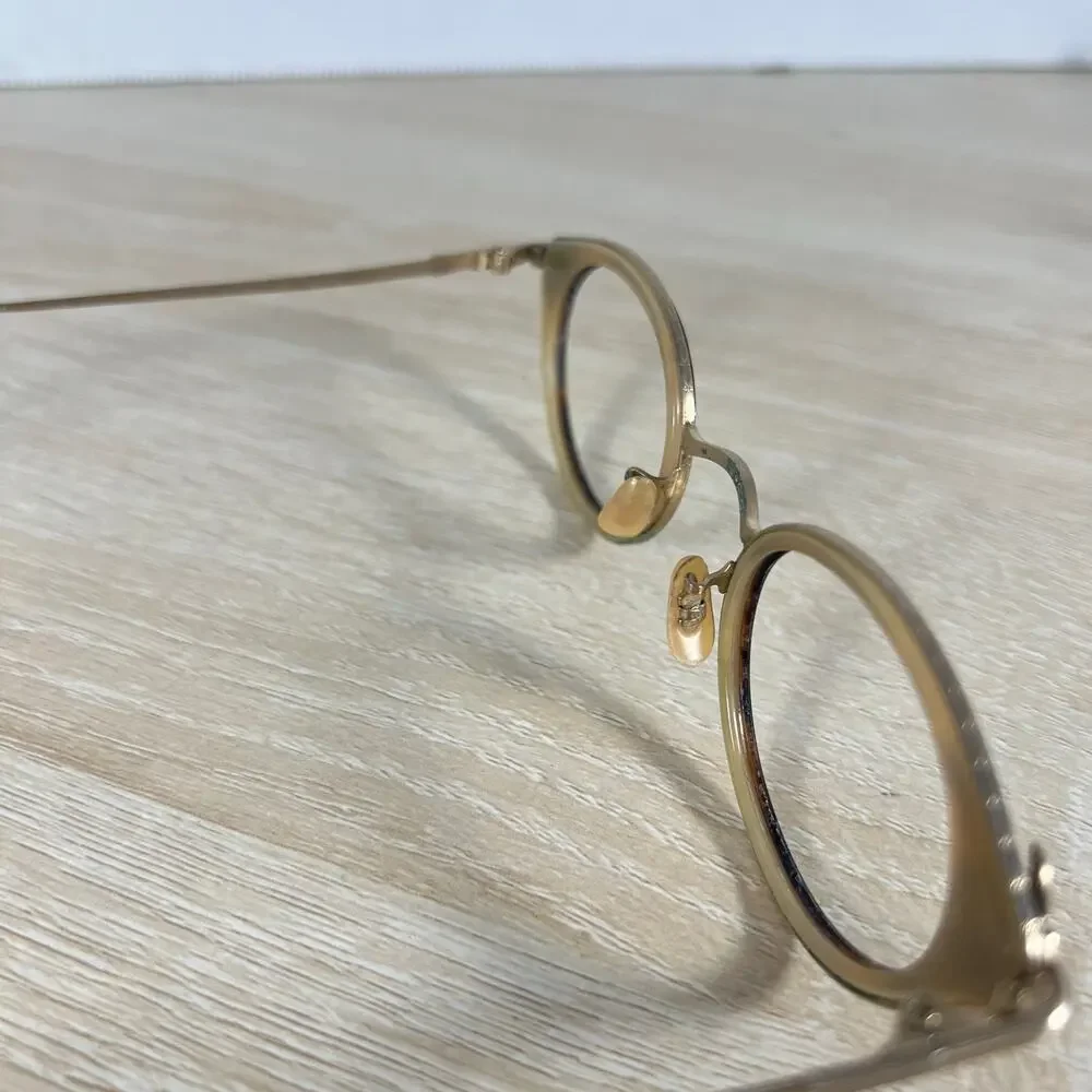 Vintage RARE! Oliver Peoples OP-98 402/BG Sunglasses FRAMES ONLY Gold Tortoise
